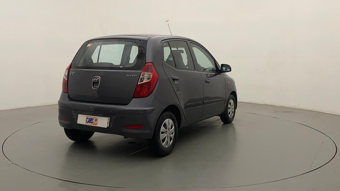 2015 Hyundai i10 SPORTZ 1.1, Petrol, Manual, 54,825 km, Right Back Diagonal