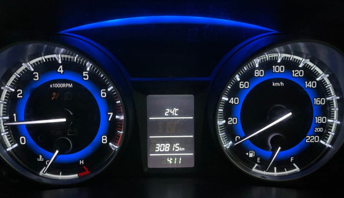 2017 Maruti Baleno DELTA PETROL 1.2, Petrol, Manual, 30,806 km, Odometer Image