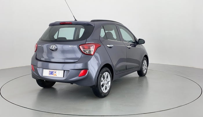 2016 Hyundai Grand i10 SPORTZ 1.2 KAPPA VTVT, Petrol, Manual, 76,197 km, Right Back Diagonal