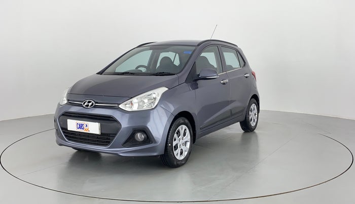 2016 Hyundai Grand i10 SPORTZ 1.2 KAPPA VTVT, Petrol, Manual, 76,197 km, Left Front Diagonal