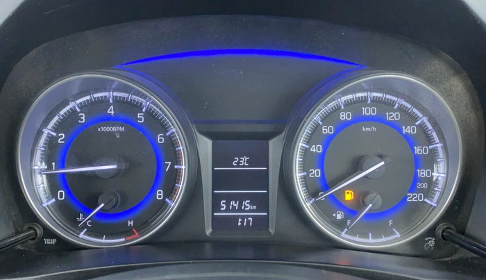 2016 Maruti Baleno DELTA PETROL 1.2, Petrol, Manual, 51,415 km, Odometer Image