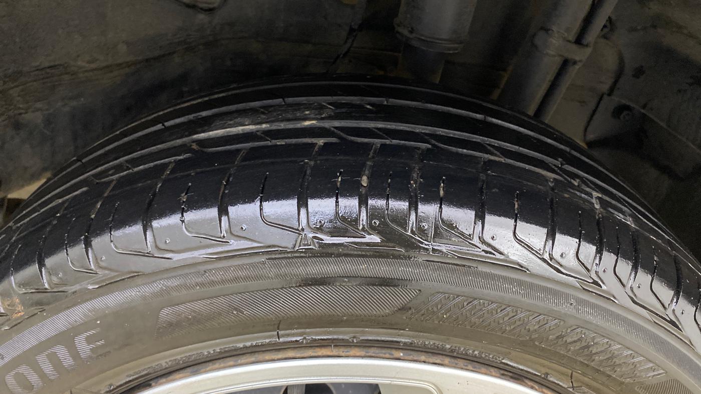2023 Tata NEXON XM PETROL, Petrol, Manual, 13,857 km, Left Rear Tyre Tread