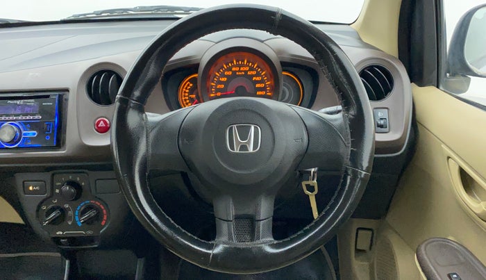 2013 Honda Amaze 1.2L I-VTEC E, Petrol, Manual, 76,473 km, Steering Wheel Close Up