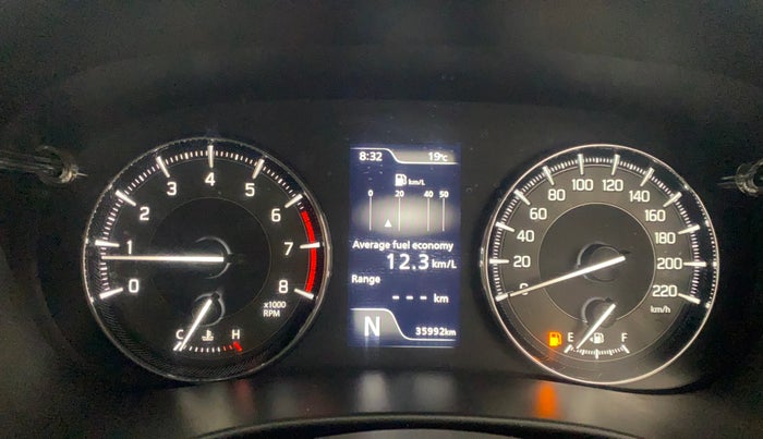 2022 Toyota Glanza V AMT, Petrol, Automatic, 35,951 km, Odometer Image