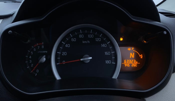 2015 Maruti Celerio VXI AMT, Petrol, Automatic, 63,318 km, Odometer Image