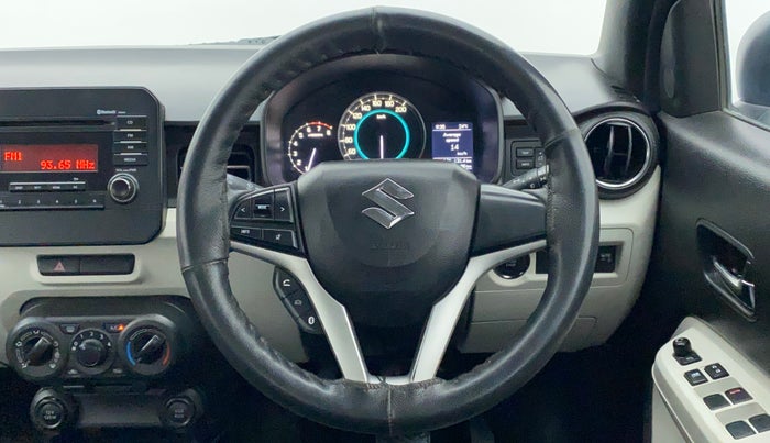 2017 Maruti IGNIS ZETA 1.2 AMT DUAL TONE, Petrol, Automatic, 41,186 km, Steering Wheel Close Up