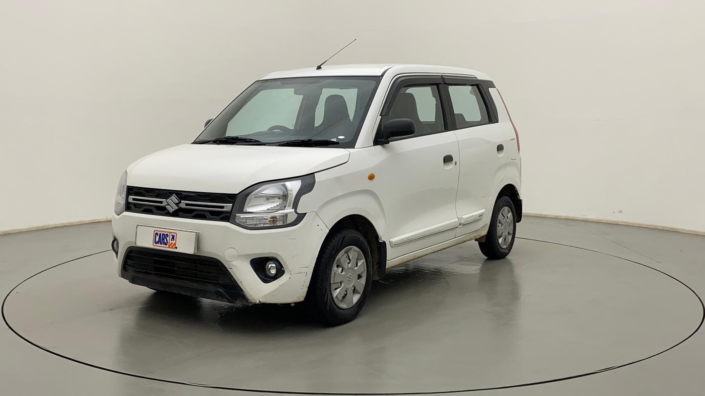 2021 Maruti New Wagon-R LXI CNG 1.0, CNG, Manual, 77,064 km, Left Front Diagonal