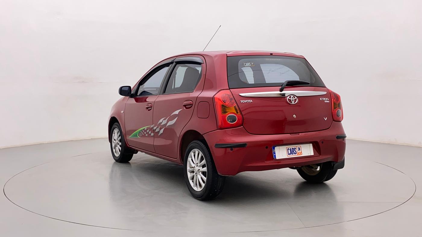 2011 Toyota Etios Liva V, Petrol, Manual, 79,431 km, Left Back Diagonal