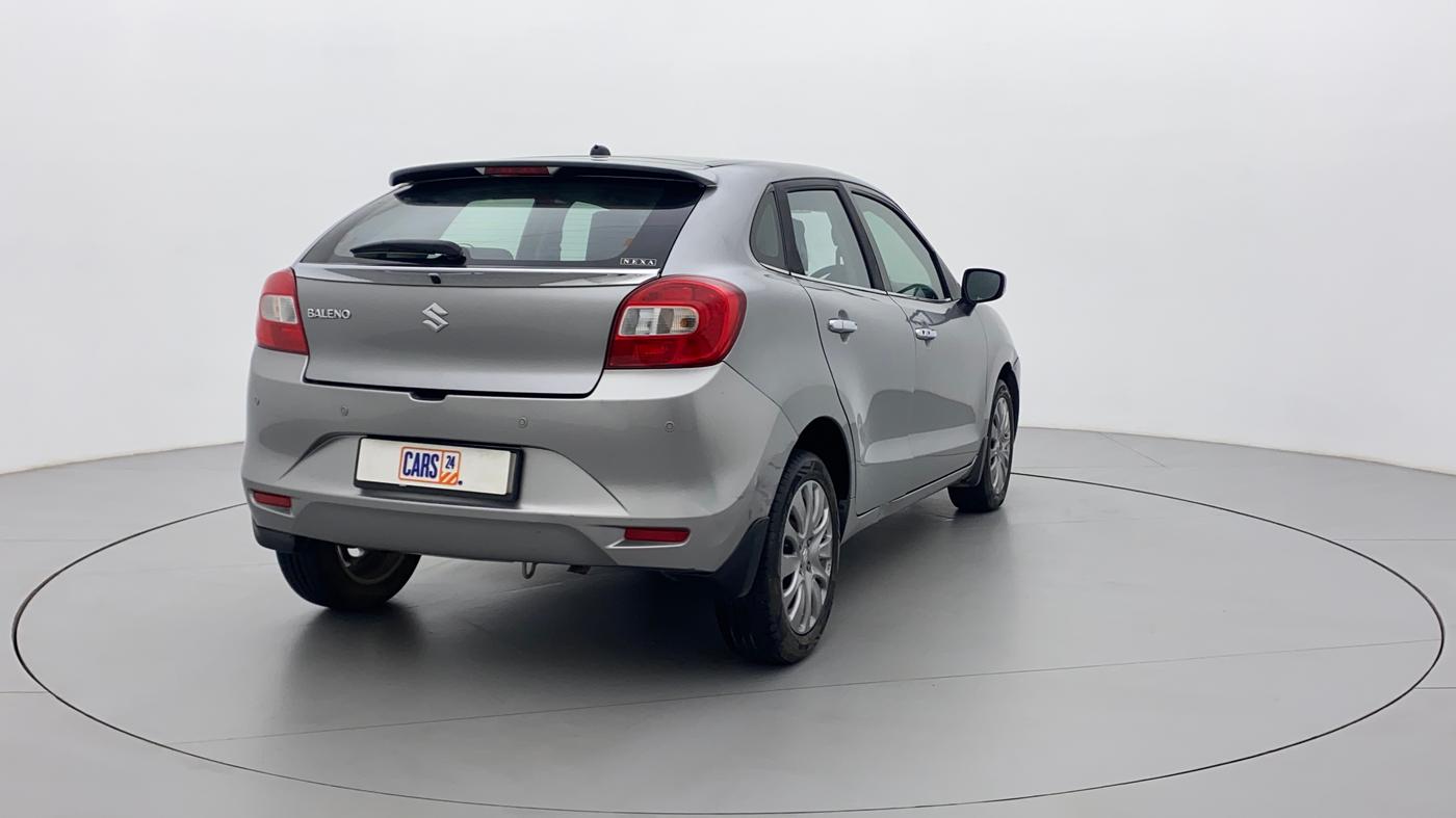 2017 Maruti Baleno ZETA CVT PETROL 1.2, Petrol, Automatic, 14,696 km, Right Back Diagonal