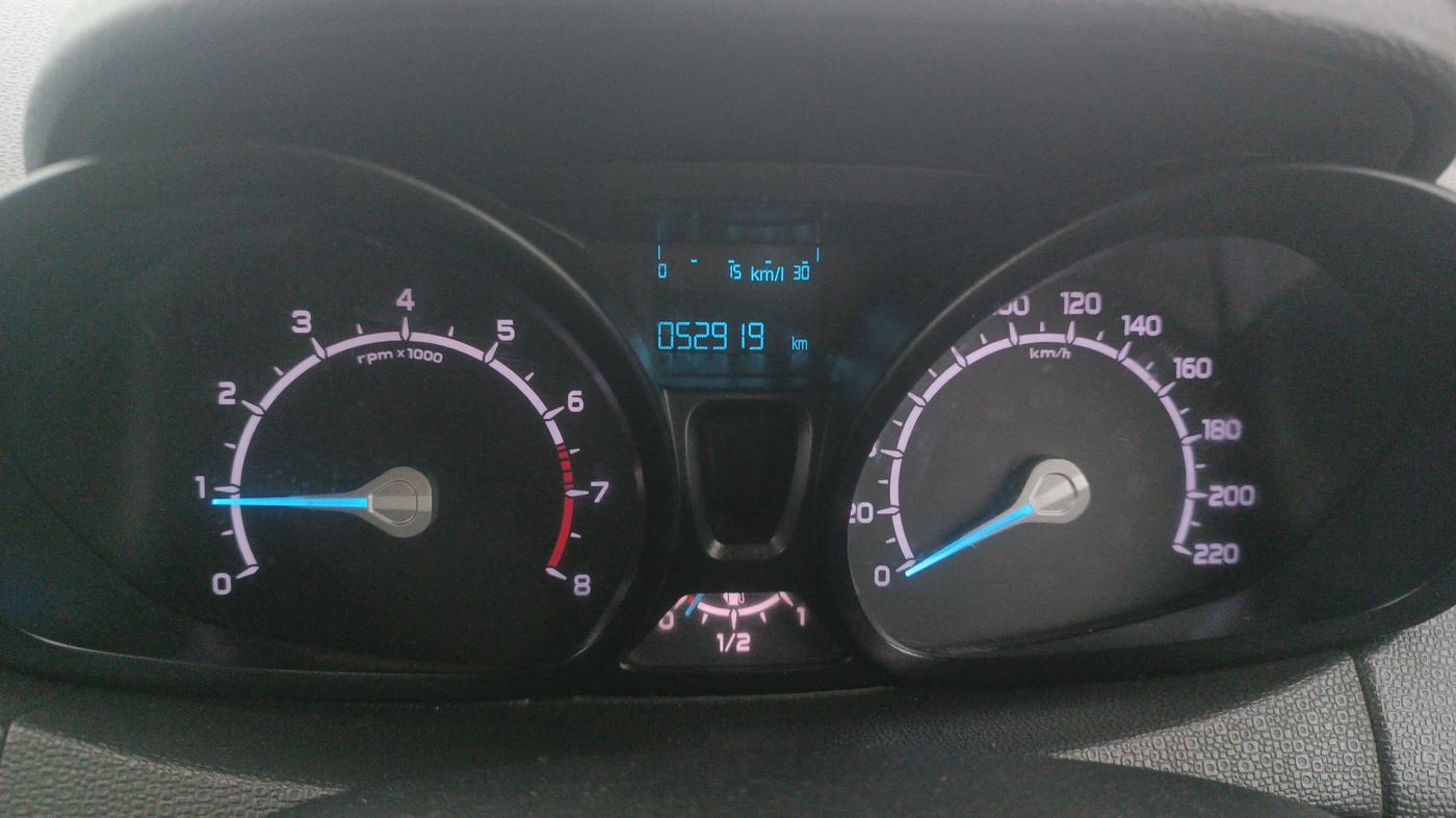 2017 Ford Ecosport TREND 1.5L PETROL, Petrol, Manual, 52,919 km, Odometer Image