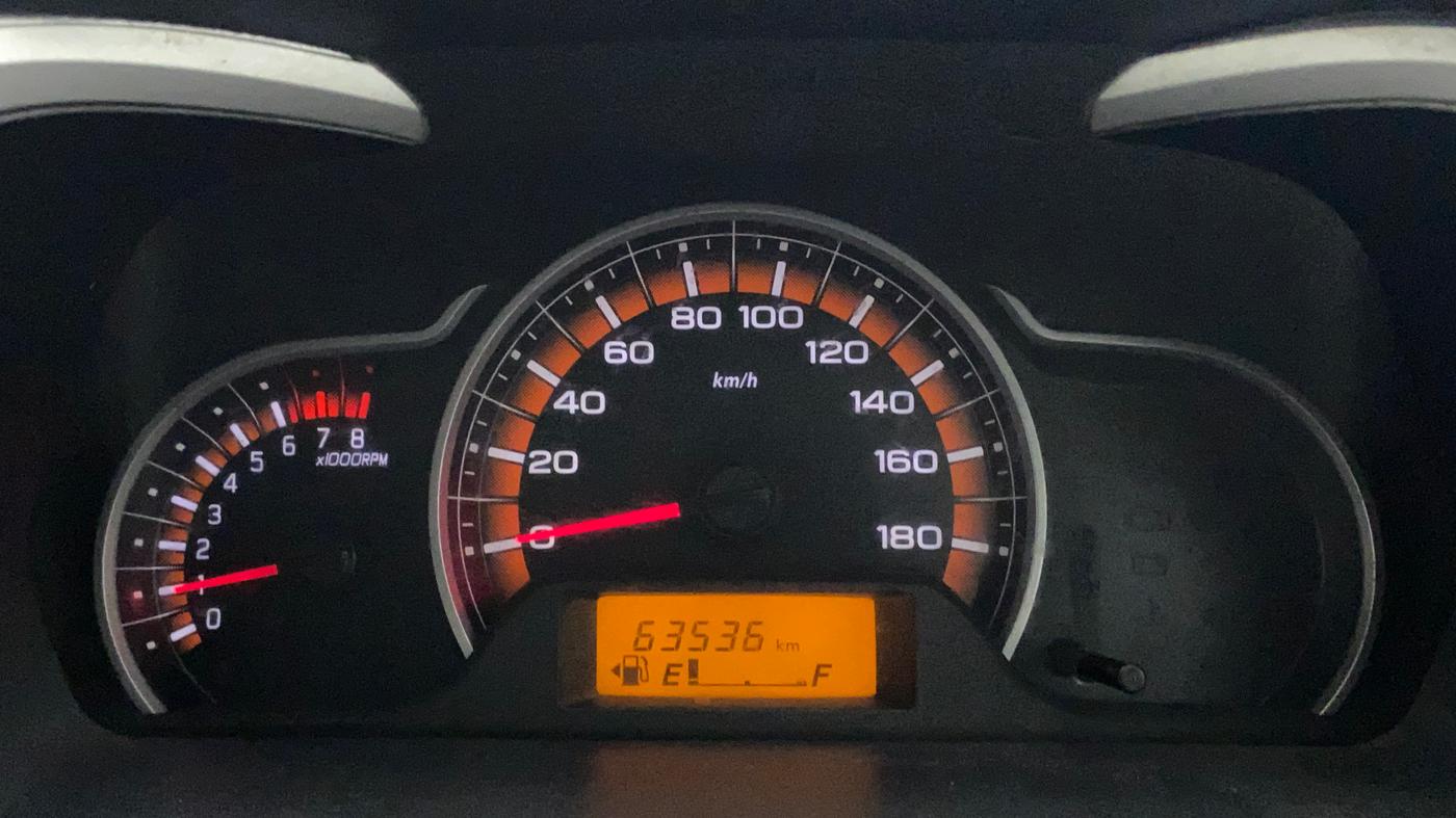 2015 Maruti Alto K10 VXI, Petrol, Manual, 63,536 km, Odometer Image