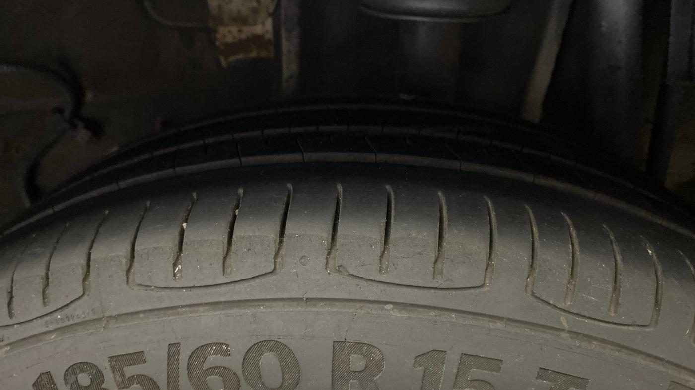 2019 Tata Tiago XZ PLUS PETROL, Petrol, Manual, 60,058 km, Left Rear Tyre Tread