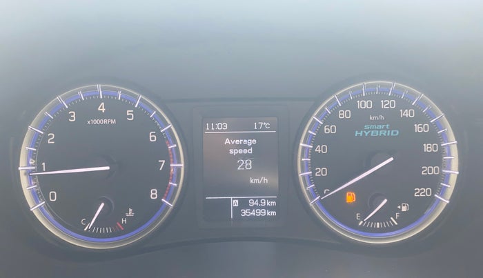 2022 Maruti S Cross ZETA 1.5, Petrol, Manual, 35,461 km, Odometer Image