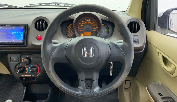 2013 Honda Amaze 1.2L I-VTEC E, Petrol, Manual, 87,031 km, Steering Wheel Close Up