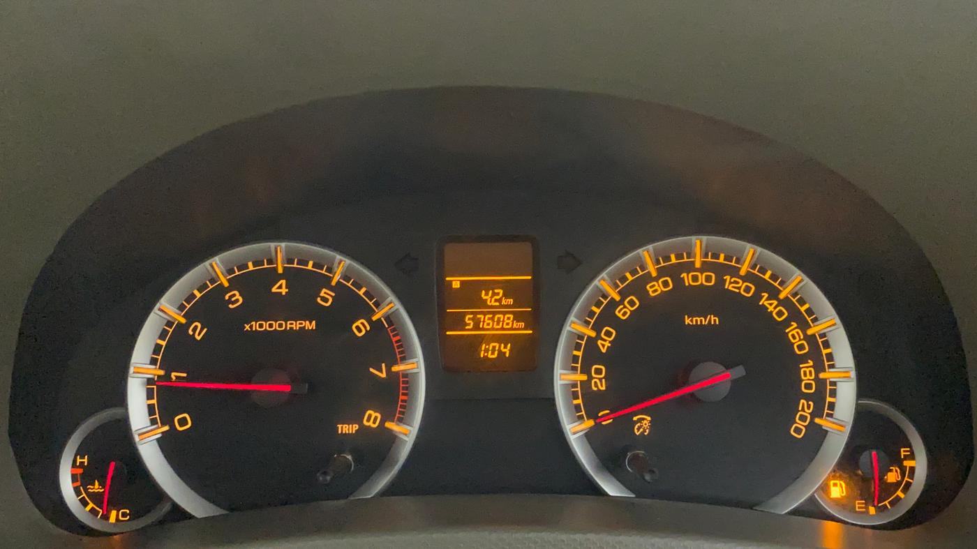 2013 Maruti Ertiga VXI, Petrol, Manual, 57,776 km, Odometer Image