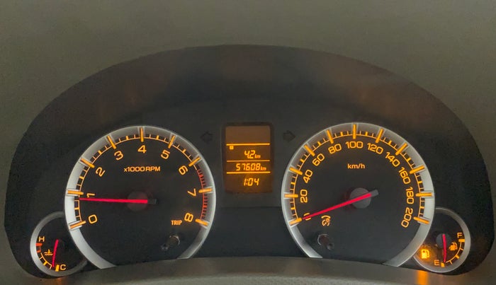 2013 Maruti Ertiga VXI, Petrol, Manual, 57,776 km, Odometer Image