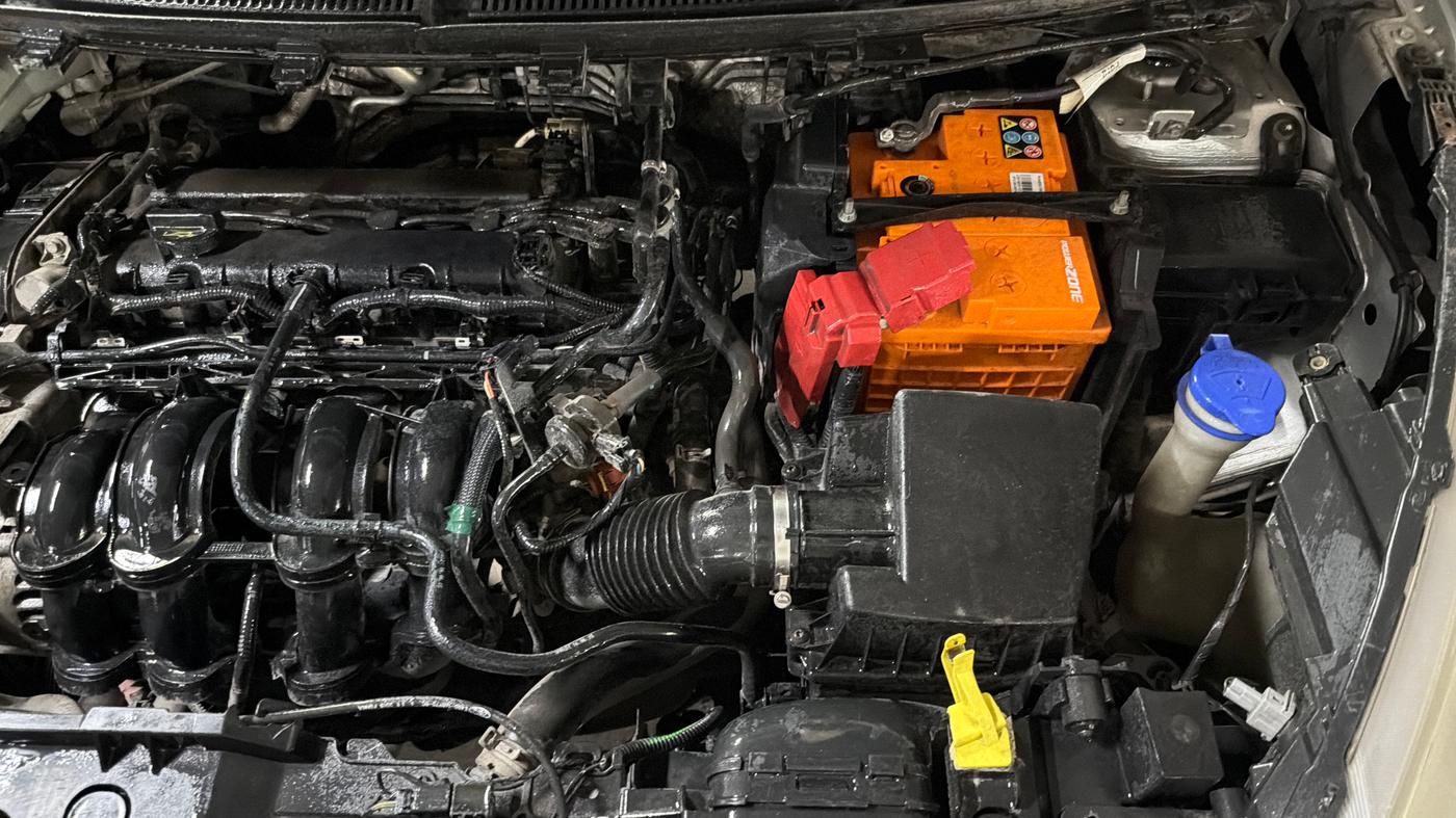 2015 Ford Figo Aspire TITANIUM 1.5 PETROL AT, Petrol, Automatic, 91,741 km, Engine View - Left