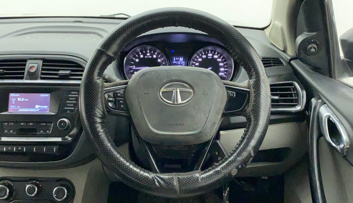 2018 Tata Tiago XZA PETROL, Petrol, Automatic, 1,12,133 km, Steering Wheel Close Up