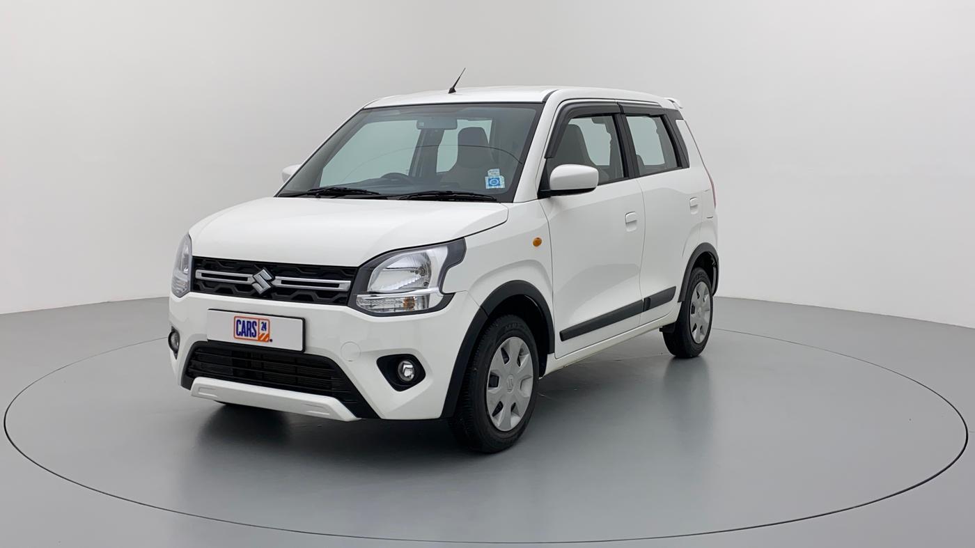 2019 Maruti New Wagon-R VXI 1.2L, Petrol, Manual, 23,734 km, Left Front Diagonal (45- Degree) View