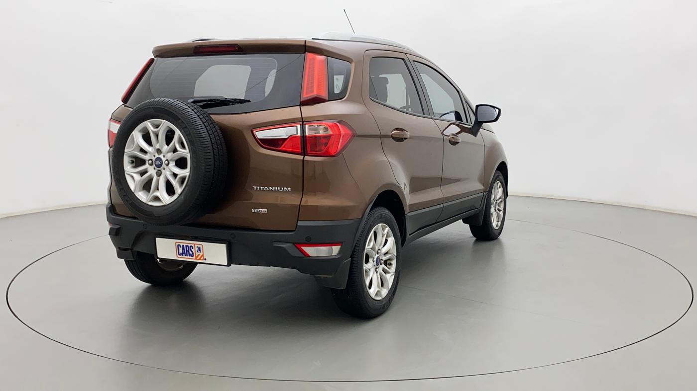 2017 Ford Ecosport TITANIUM 1.5L DIESEL, Diesel, Manual, 42,346 km, Right Back Diagonal
