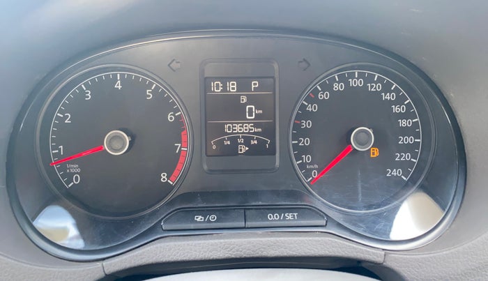 2015 Volkswagen Vento HIGHLINE PETROL AT, Petrol, Automatic, 1,03,647 km, Odometer Image