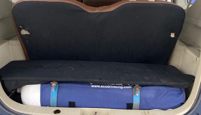 2017 Maruti Ertiga ZXI+, CNG, Manual, 72,276 km, Boot Inside