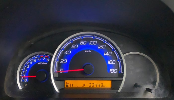 2018 Maruti Wagon R 1.0 VXI, Petrol, Manual, 33,443 km, Odometer Image