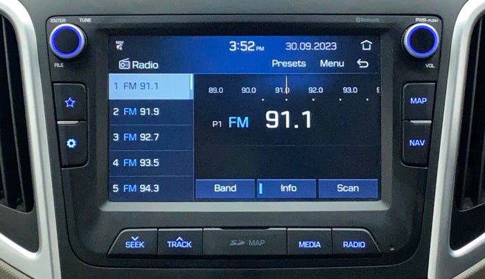 2018 Hyundai Creta SX AT 1.6 PETROL, Petrol, Automatic, 71,770 km, Infotainment System