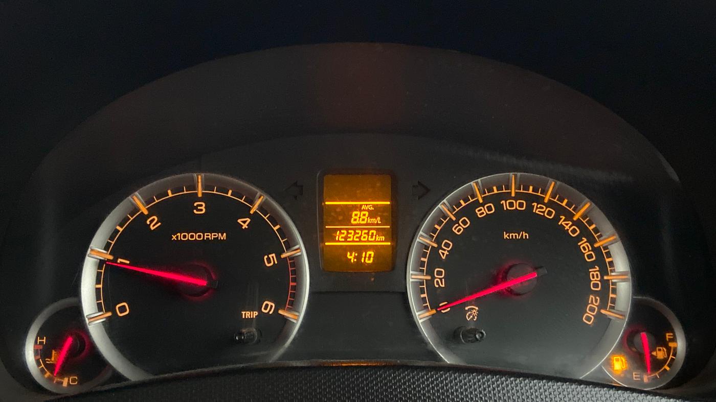 2015 Maruti Swift VDI ABS, Diesel, Manual, 1,23,276 km, Odometer Image