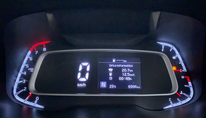 2021 KIA SONET HTX 1.0 IMT, Petrol, Manual, 7,115 km, Odometer Image