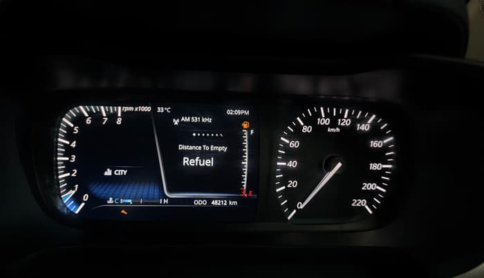 2021 Tata ALTROZ XZ PETROL, Petrol, Manual, 48,202 km, Odometer Image