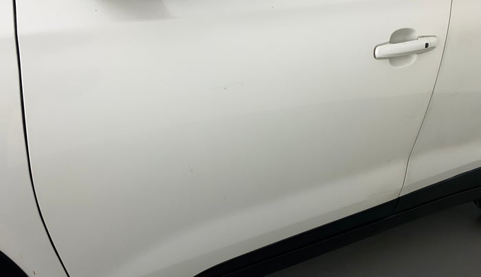2018 Maruti Vitara Brezza ZDI + AMT, Diesel, Automatic, 41,271 km, Front passenger door - Slightly dented