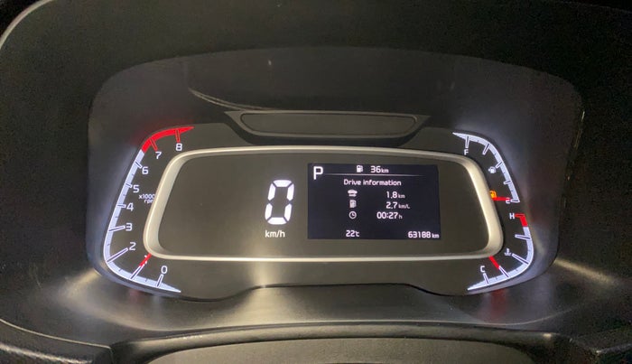 2023 KIA SONET GTX PLUS 1.0 DCT, Petrol, Automatic, 63,186 km, Odometer Image