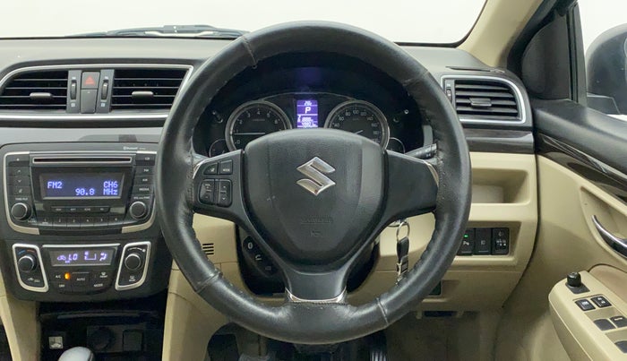 2017 Maruti Ciaz DELTA 1.4 AT PETROL, Petrol, Automatic, 49,784 km, Steering Wheel Close Up