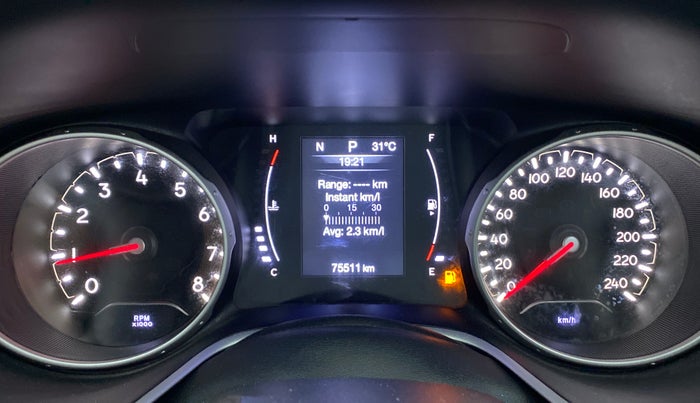 2017 Jeep Compass LIMITED 1.4 PETROL AT, Petrol, Automatic, 75,511 km, Odometer Image