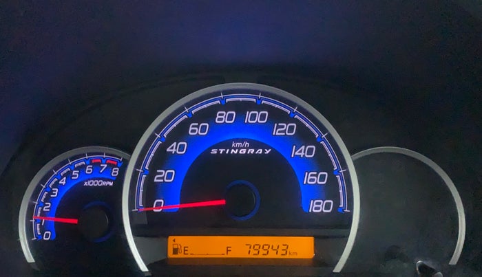 2014 Maruti Wagon R Stingray VXI, Petrol, Manual, 80,132 km, Odometer Image