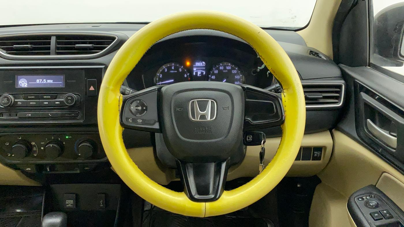 2018 Honda Amaze 1.2L I-VTEC S CVT, Petrol, Automatic, 90,304 km, Steering Wheel Close Up