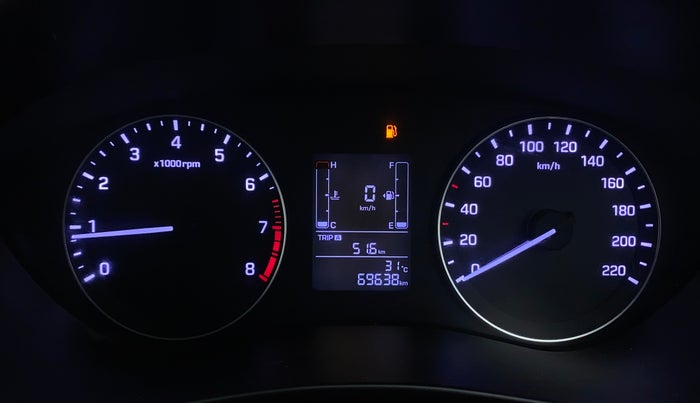 2016 Hyundai Elite i20 SPORTZ 1.2, Petrol, Manual, 69,634 km, Odometer Image