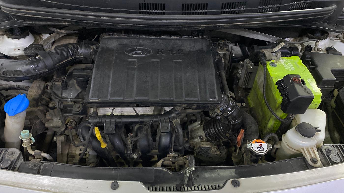 2018 Hyundai Grand i10 SPORTZ (O) AT 1.2 KAPPA VTVT, Petrol, Automatic, 19,832 km, Engine View