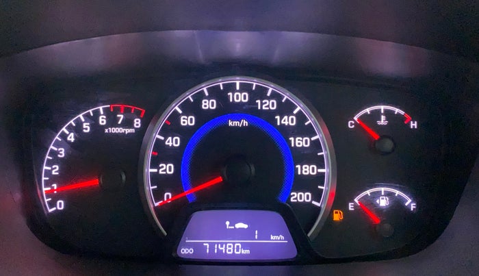 2017 Hyundai Grand i10 SPORTZ 1.2 KAPPA VTVT, Petrol, Manual, 71,791 km, Odometer Image