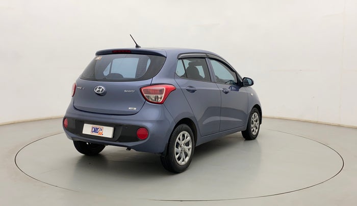 2017 Hyundai Grand i10 SPORTZ 1.2 KAPPA VTVT, Petrol, Manual, 71,791 km, Right Back Diagonal