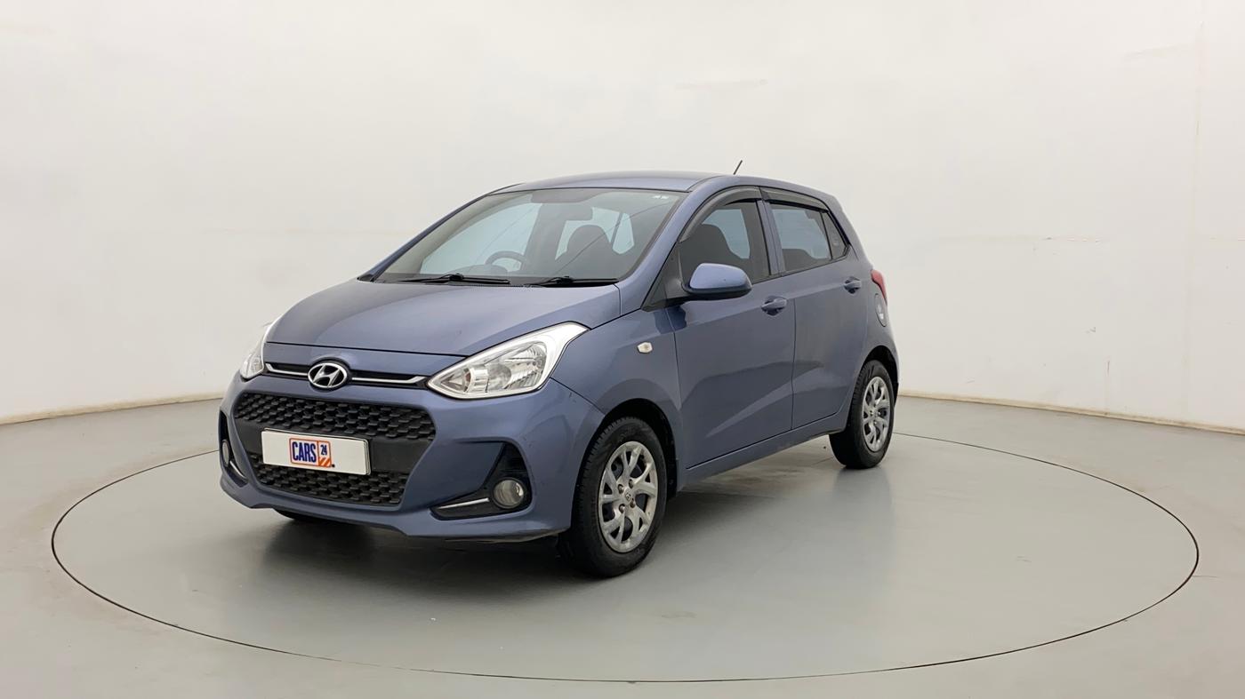 2017 Hyundai Grand i10 SPORTZ 1.2 KAPPA VTVT, Petrol, Manual, 71,791 km, Left Front Diagonal