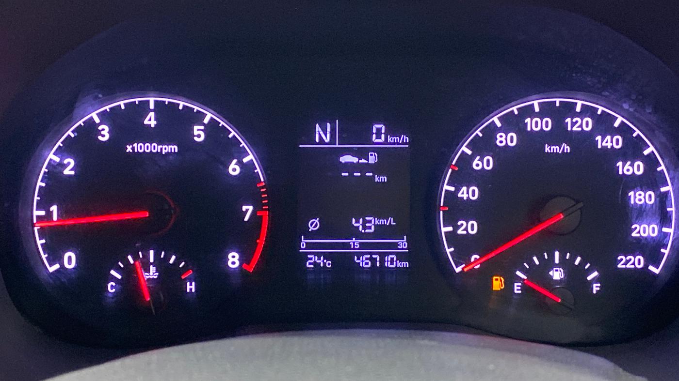 2017 Hyundai Verna 1.6 EX VTVT AT, Petrol, Automatic, 46,598 km, Odometer Image