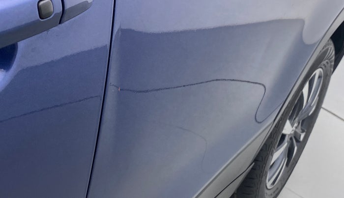 2020 Maruti S Cross ALPHA 1.5 SMART HYBRID, Petrol, Manual, 23,634 km, Rear left door - Slightly dented