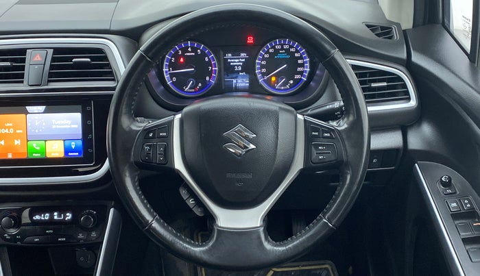 2020 Maruti S Cross ALPHA 1.5 SMART HYBRID, Petrol, Manual, 23,634 km, Steering Wheel Close Up