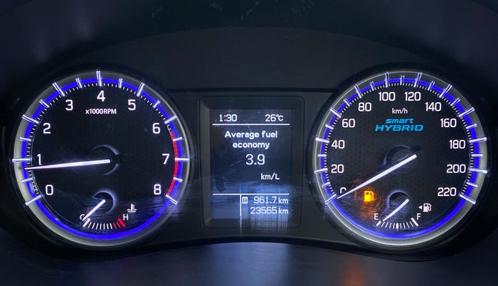 2020 Maruti S Cross ALPHA 1.5 SMART HYBRID, Petrol, Manual, 23,634 km, Odometer Image