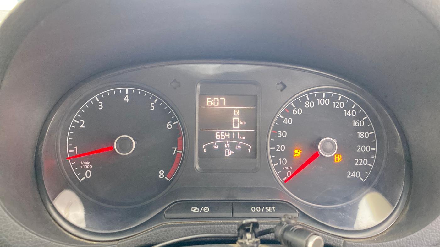 2017 Volkswagen Polo HIGHLINE1.2L, Petrol, Manual, 66,411 km, Odometer Image