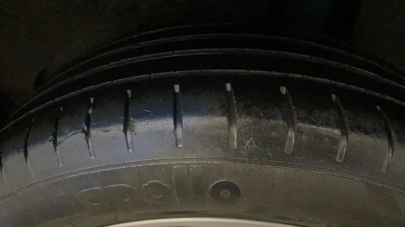 2018 Maruti Baleno ALPHA CVT PETROL 1.2, Petrol, Automatic, 77,995 km, Left Rear Tyre Tread