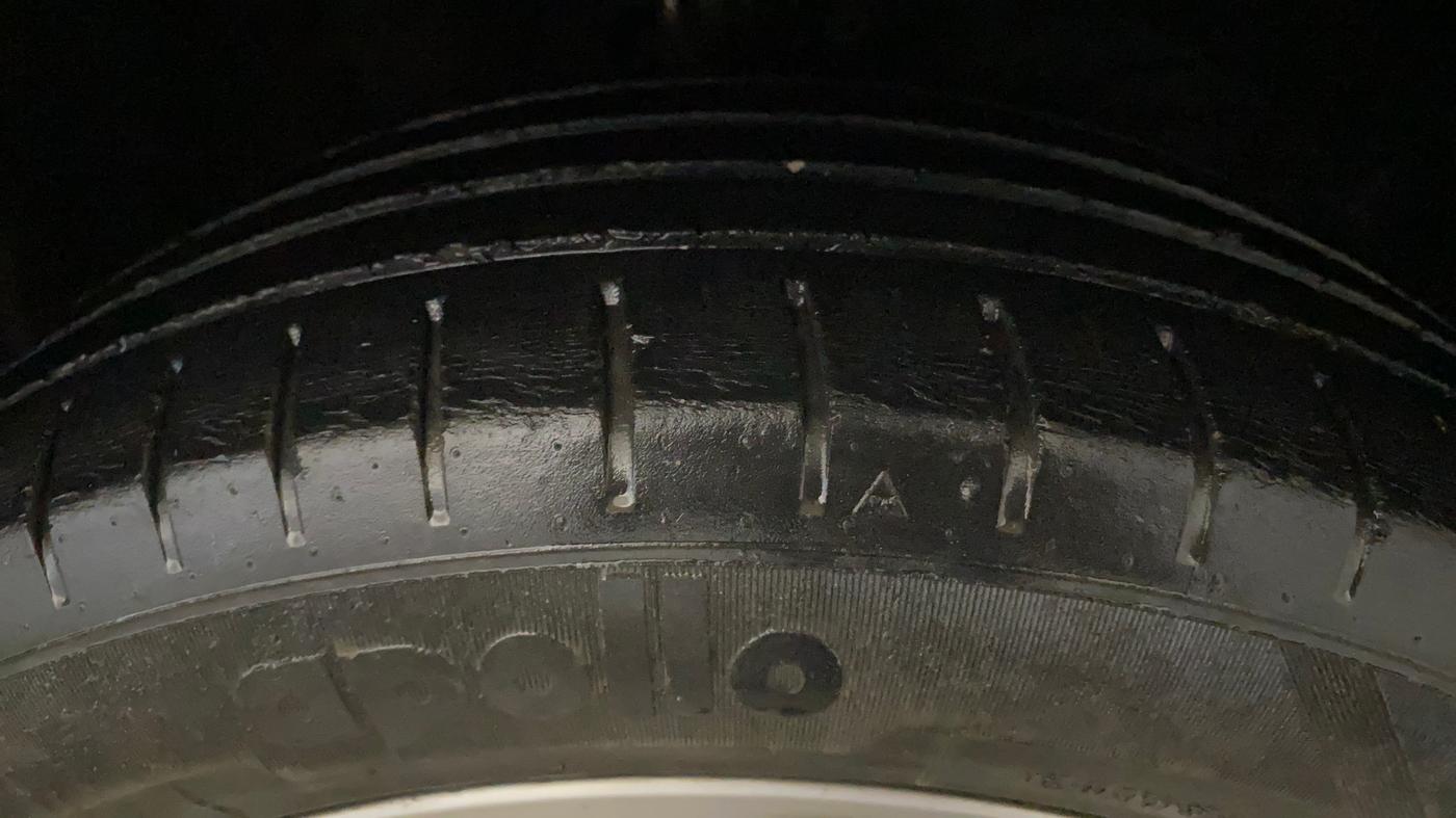 2018 Maruti Baleno ALPHA CVT PETROL 1.2, Petrol, Automatic, 77,995 km, Right Front Tyre Tread