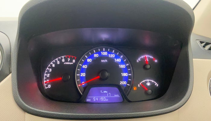 2016 Hyundai Xcent SX 1.2, Petrol, Manual, 54,168 km, Odometer Image